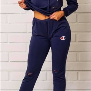 Champ sweat suits! I have a few left in stock